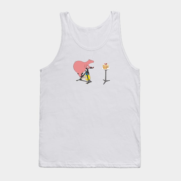 Exercise and Diet Tank Top by About Blob